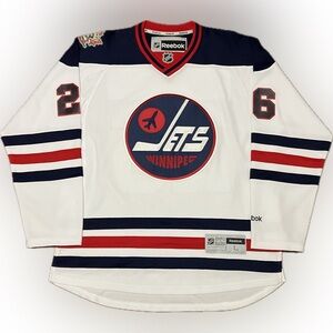 Winnipeg Jets Blake Wheeler 2016 Heritage Classic Reebok NHL Hockey Jersey L